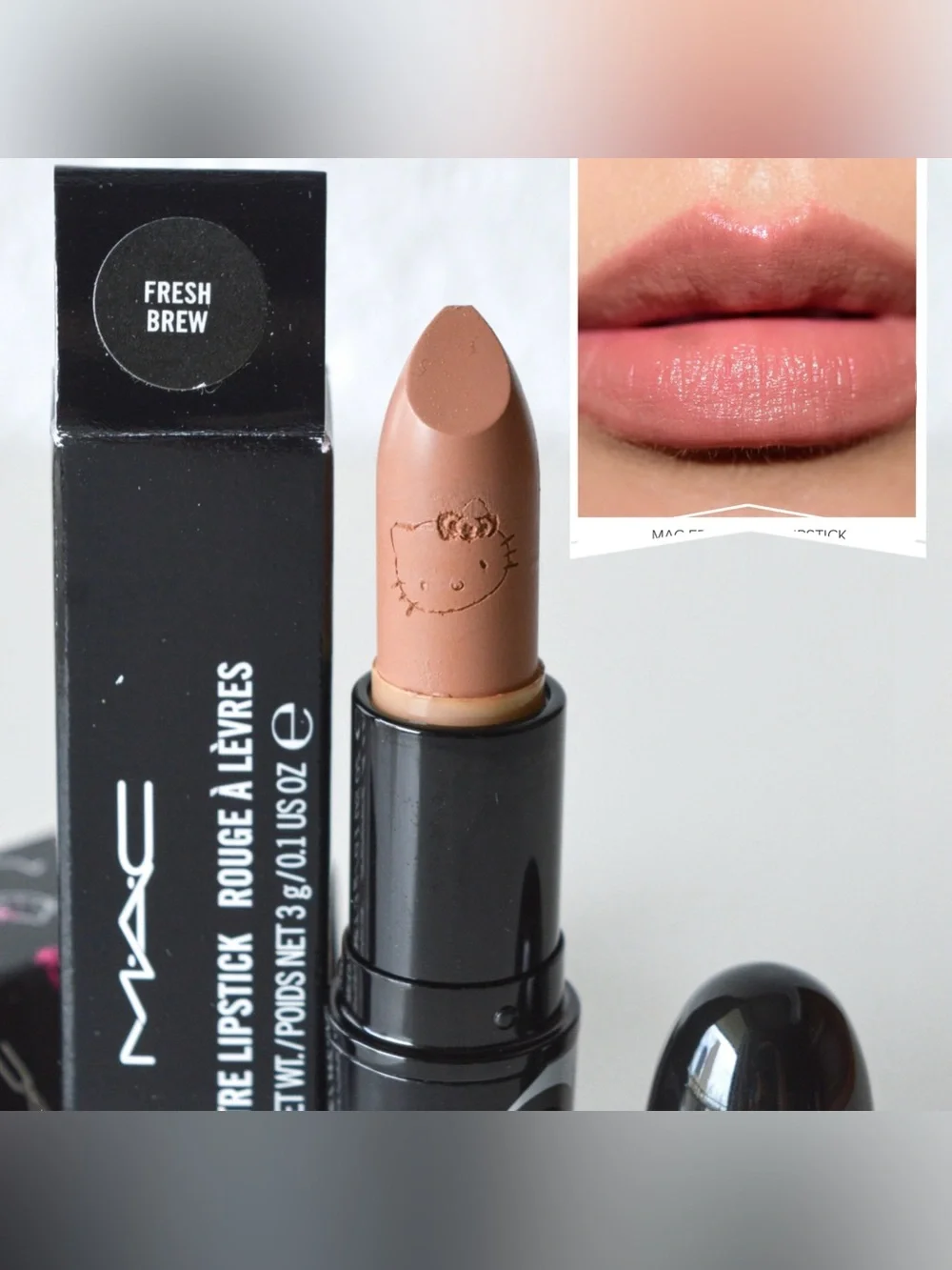 MAC Cosmetics Lipstick *FRESH BREW* Limited Edition BNIB, Hello Kitty Collection